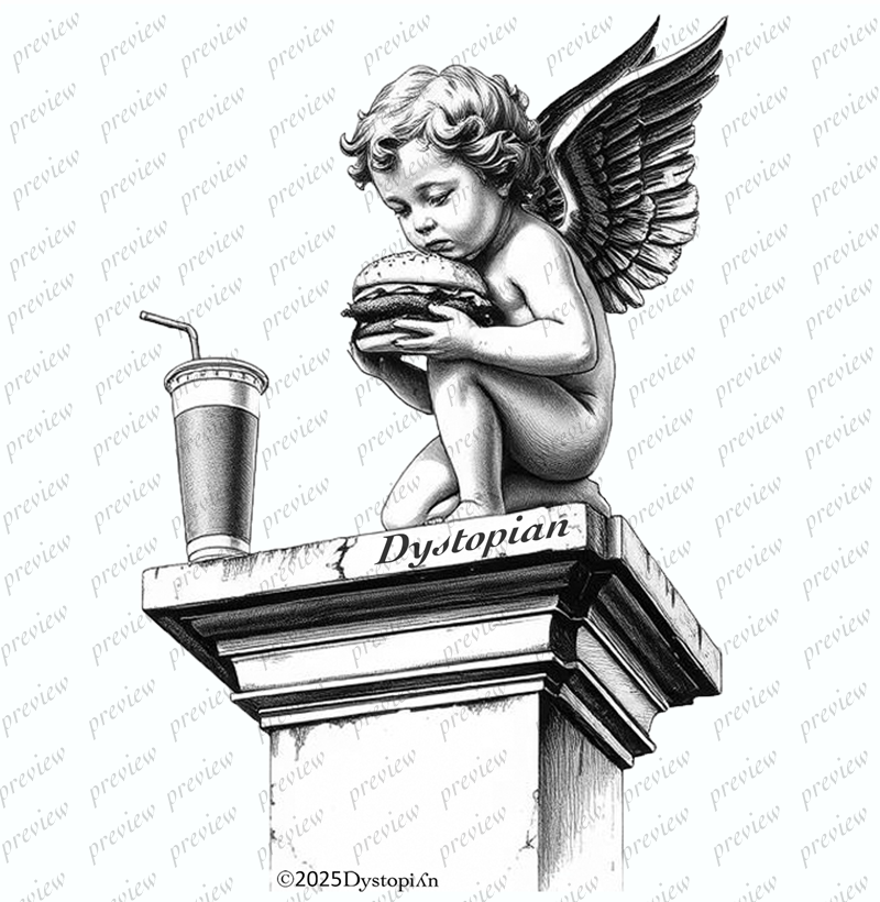 Camiseta Oversized - Dystopian The Gourmand