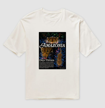 Oversized - Onça Pintada (Rêtro-Futurismo Neon)