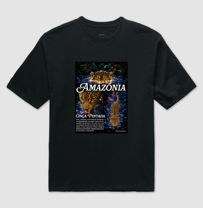 Oversized - Onça Pintada (Rêtro-Futurismo Neon)