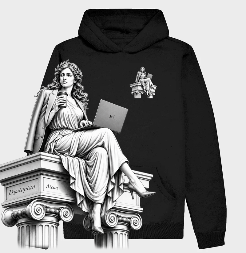 Hoodie Moletom - Atenas (Coleção Deuses Gregos)