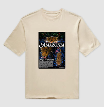 Oversized - Onça Pintada (Rêtro-Futurismo Neon)