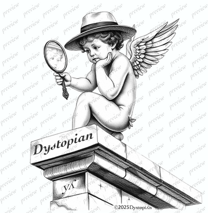 Camiseta Oversized - Dystopian The Egotist