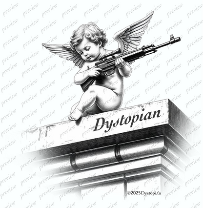 Camiseta Oversized - Dystopian The Observer